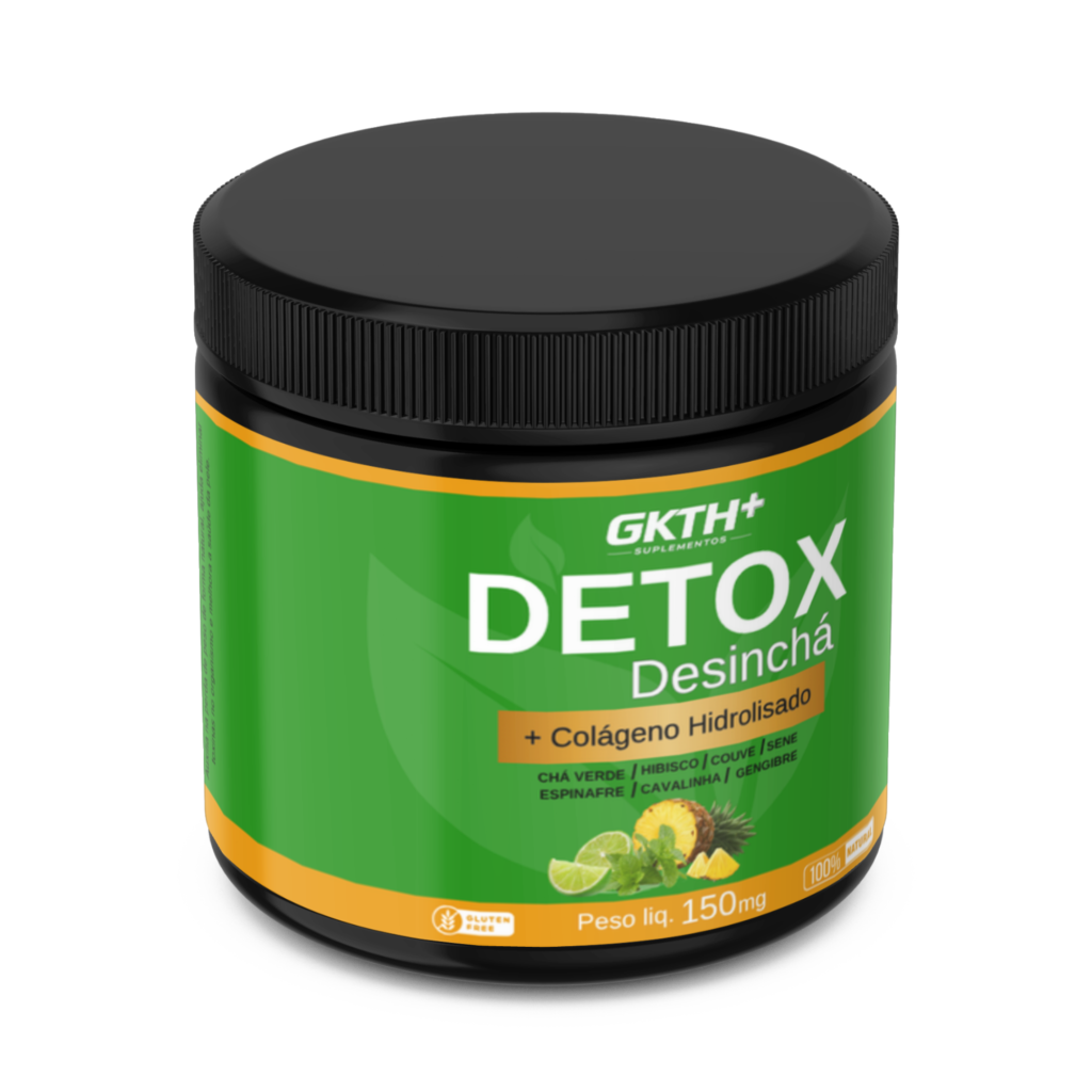 Detox desinchá com colageno hidrolisado 150g da GKTH+ Suplementos (5)